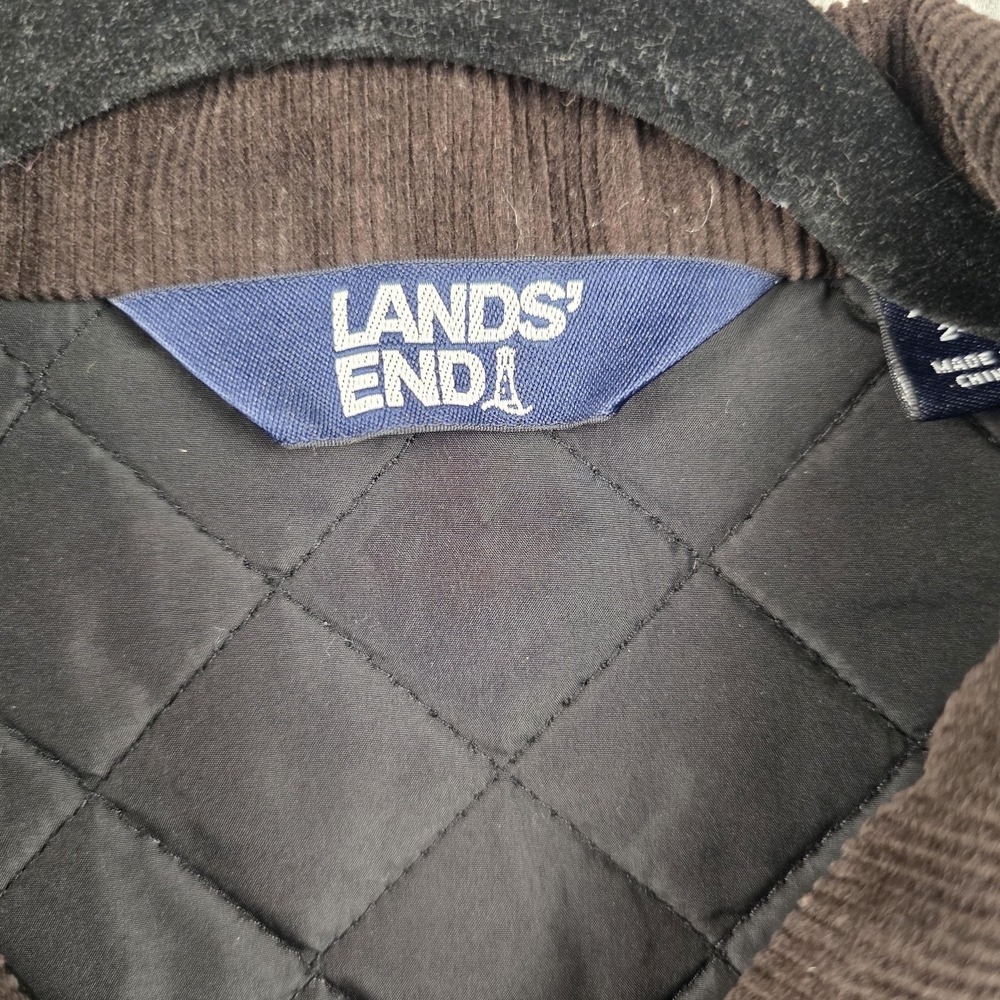 Lands' End Coat Womens S Petite Black Quilted Primaloft Lined Jacket Winter‎ - Picture 4 of 13